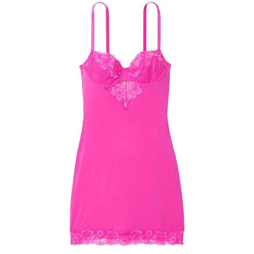VICTORIA'S SECRET
Modal & Lace Mini Slip - Picture 3 of 5
